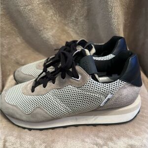 P448 Cancun Raffia Athletic Shoes Sneakers Tan 40 10